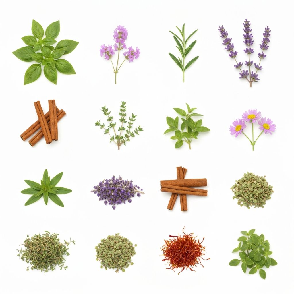 Natural ingredients display